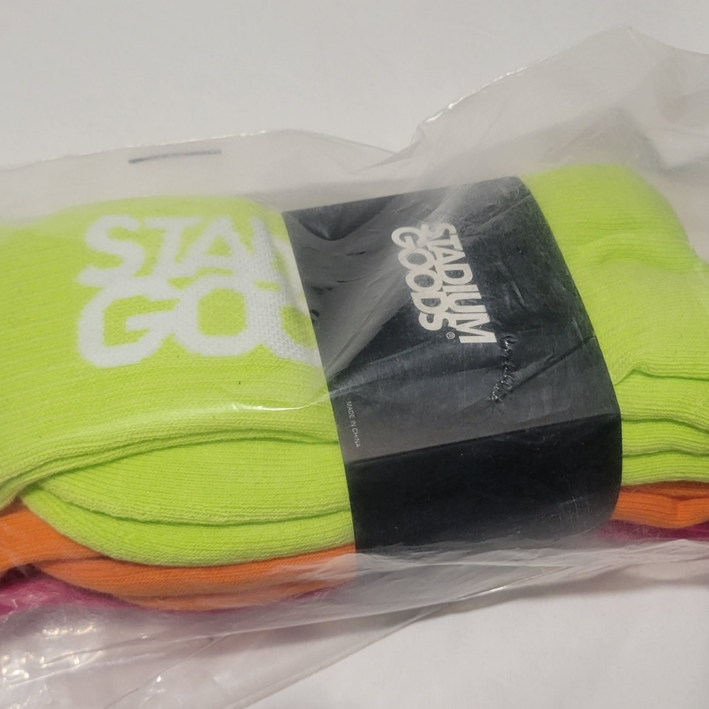 3pk Stadium Goods Socks.